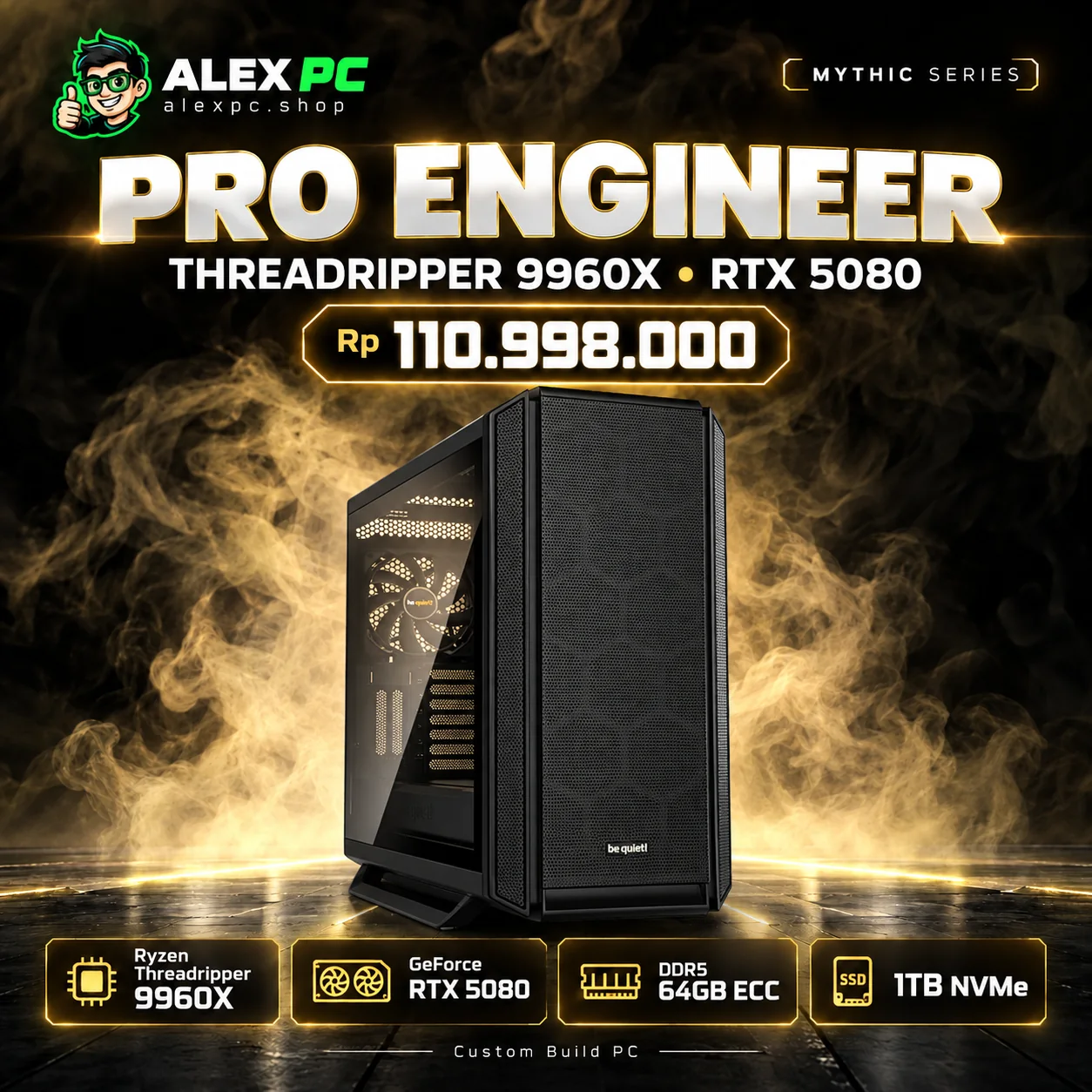 ALEX PC Pro Engineer Threadripper 9960X + RTX 5080